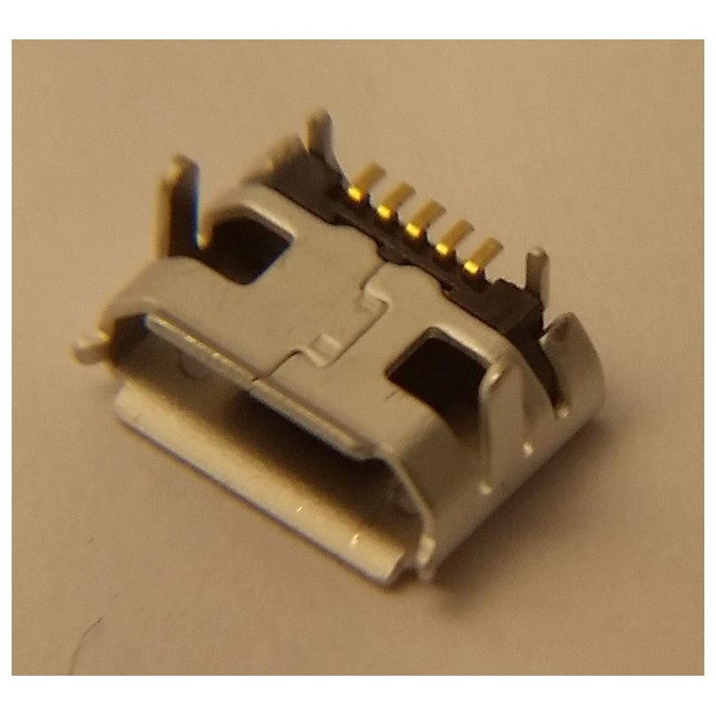 USB Micro B Female 7.2 DIP 5P 2 small horn FX6