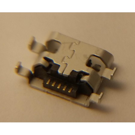 USB Micro B Female Sink 1.0 DIP Oblique schräg 5P FX10
