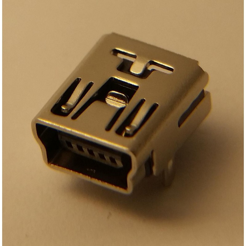 USB Mini B Female Front Two DIP 90 degree 5P FX15 USB Mini B Female Front Two DIP 90 degree 5P FX15
