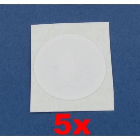 5x NFC Tag RFID Stickers NTAG 203 NDEF 13.56Mhz 27x1mm EEPROM ISO14443A Samsung Android