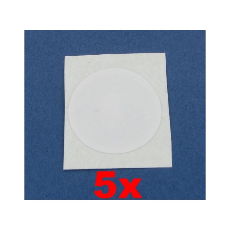 5x NFC Tag RFID Stickers NTAG 203 NDEF 13.56Mhz 27x1mm EEPROM ISO14443A Samsung Android