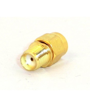 SMA male auf SMA femal Adapter gerade m/f Goldkotakt HF Verbinder