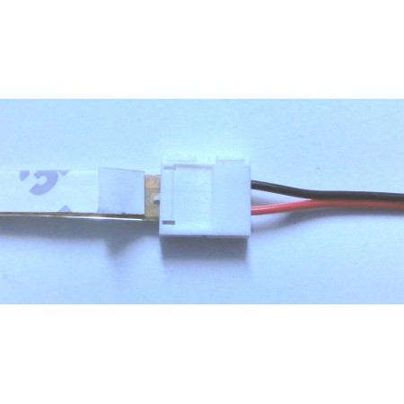 2Stk LED Stripes Streifen Verbinder Connector 2polig 8mm kein RGB zur Verlängerung