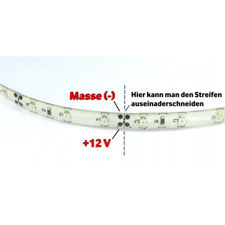 LED Streifen rot Stripe Band 5m wasserfest selbstklebend