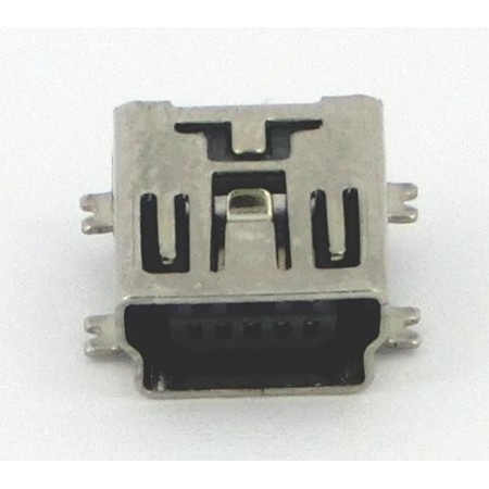 USB Mini-B Buchse Print PCB SMT 180° 5pol