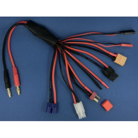 8in1 Multi Plug Ladekabel Universal RC Adapter 1Stk