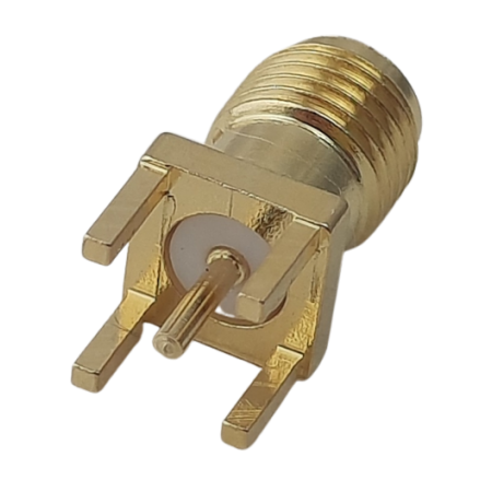 4 Stück SMA Buchse Printanschluss Leiterplatte gerade female - SMABUPRINT