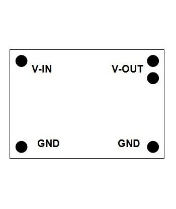 DC-DC Konverter Print OUT 5V 5A IN 9-40V Wandler Netzteil