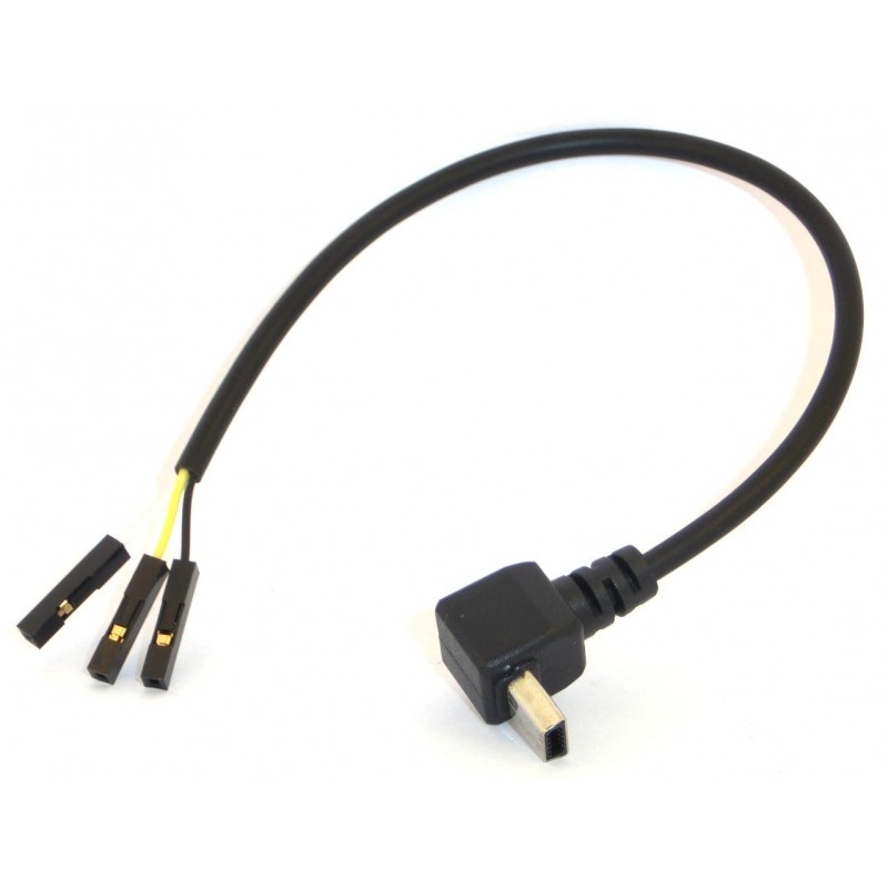 FPV GoPro Hero HD3 Audio Video Kabel 90Grad Winkelstecker 3pol 20cm