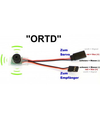Ortungspiepser Alarmgeber Typ "ORTD" verlorenes Modell wiederfinden