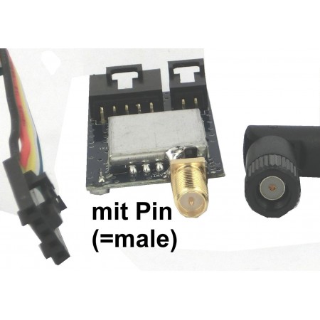 Sender Transmitter 5,8Ghz 10mW für FPV 8 Kanäle DIP Micro